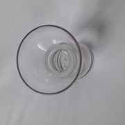 Vase vintage en verre ciselé