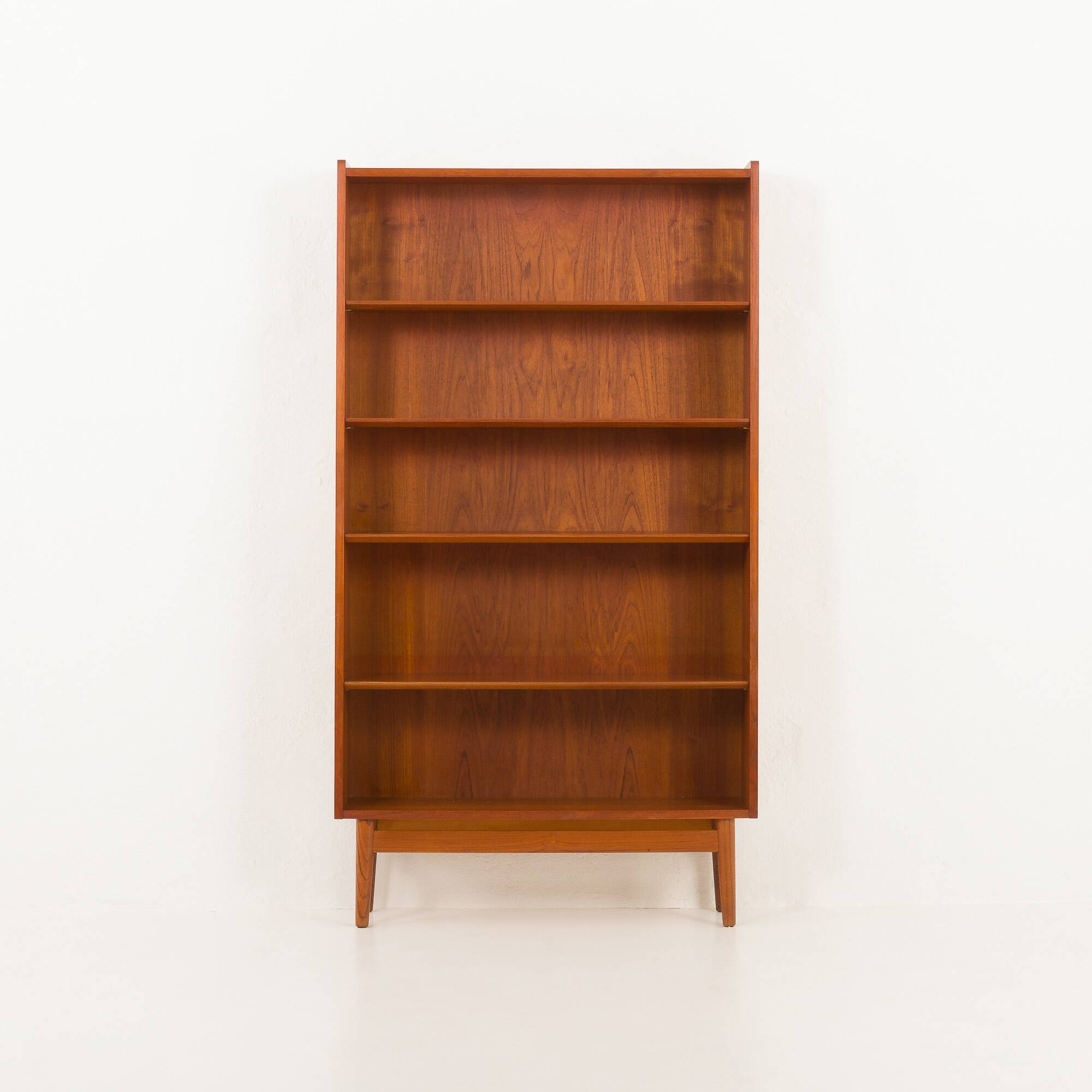 Johannes Sorth teak bookcase, Bornholm, Denmark 1960