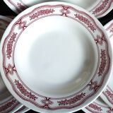 Set of 2 soup plates, Italian plates, soup plates.