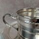 Vintage silver-plated cup and saucer