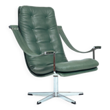 Fauteuil Pivotant Vert Forêt par Geoffrey Harcourt pour Artifort, 1959