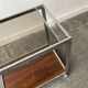 Rare open ended drinks trolley / bar cart by Howard Miller for MDA