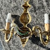 Wall lamp type Louis XV in bronze