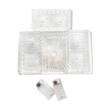 Set 6 pieces aperitif glass tray