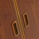 Armoire scandinave bicolore en teck et bouleau avec tiroirs des années 1960