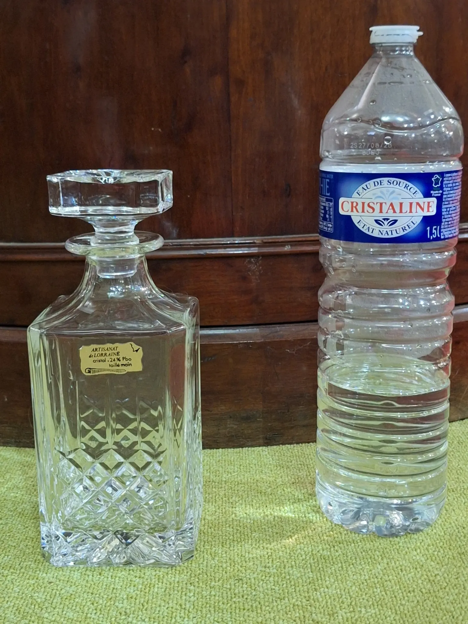 Carafe à whisky en cristal