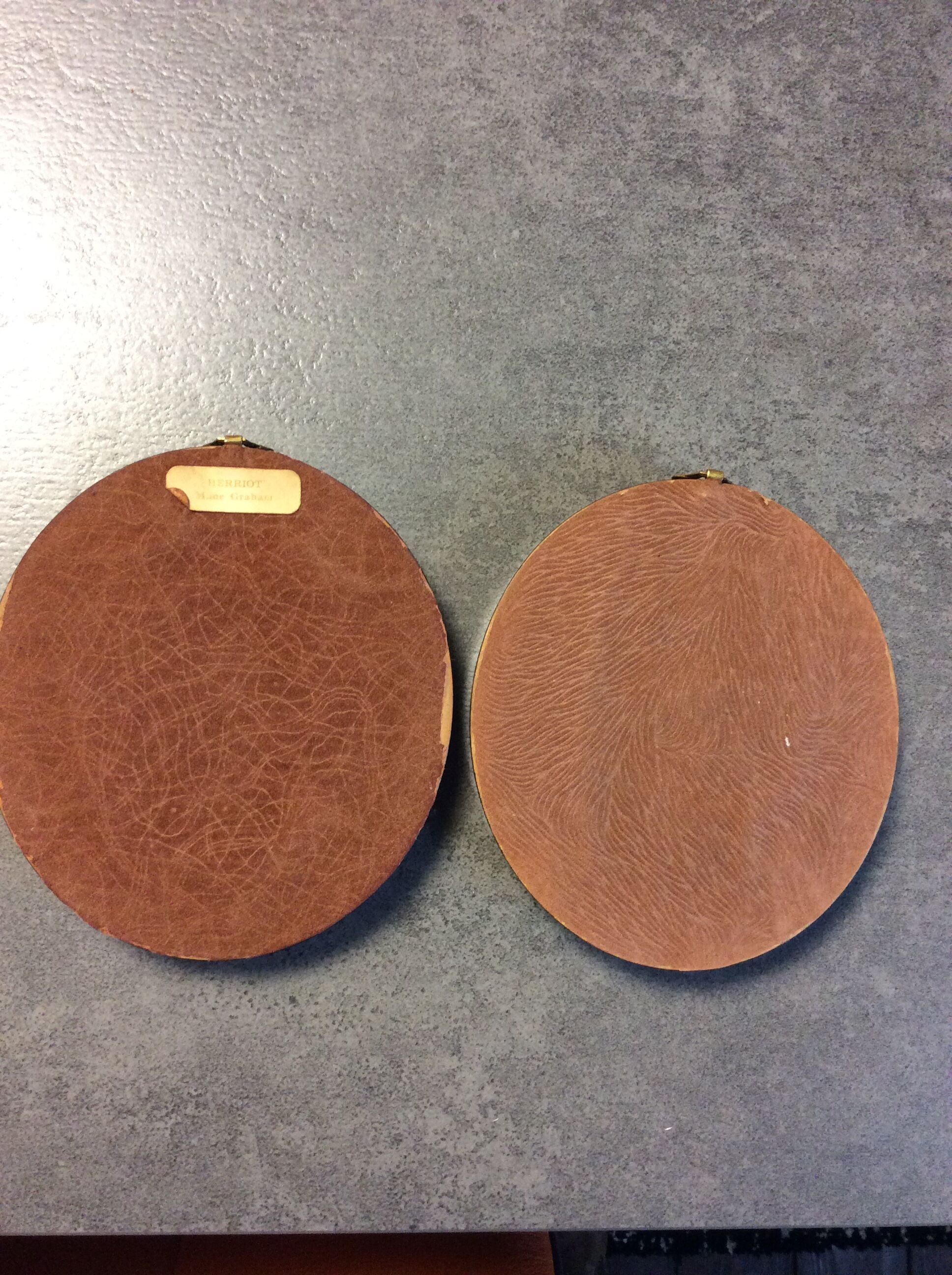 Pair of Napoleon III miniature frames