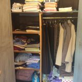 Louis Philippe period wardrobe renovated in 19th century solid oak