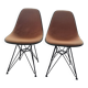 Dsr eiffel dining chairs for hermann  miller