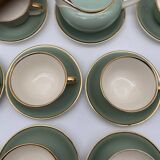 Service à thé et café Villeroy et Boch en porcelaine vert d’eau