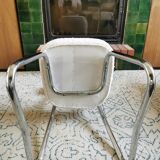 Paire de chaises traîneau vintages rénovées