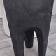Burnt wood stool shou sugi ban