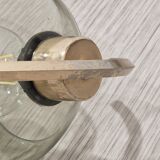 Art deco brass chandelier