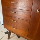 Commode vintage pieds compas