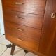 Commode vintage pieds compas