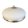 Vintage ceiling lamp in opaline design 70