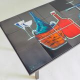 Mid-century modern  tiled coffee table by Antonio Denisco