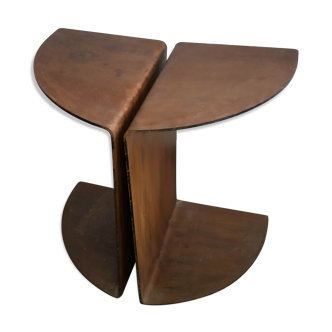 Pair of steel bedsides