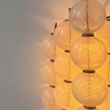 Vintage "Sterrenbeeld" wall lamp, Murano bubbled glass, Raak Netherlands 1960