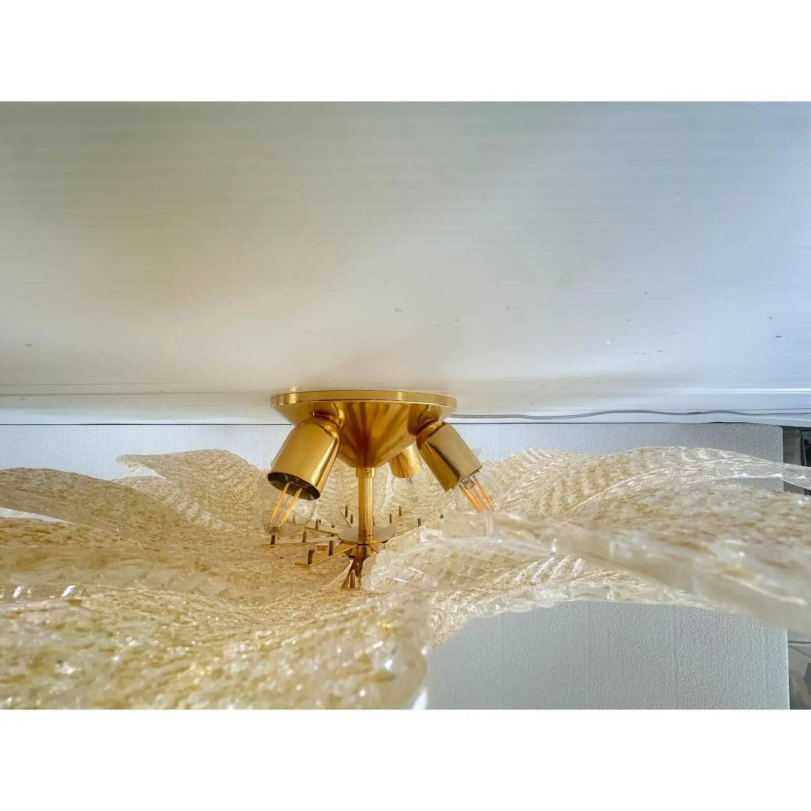 Murano Glass Flush Mount by Simoeng for Simoeng