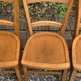 4 vintage Luterma bistro chairs 1940