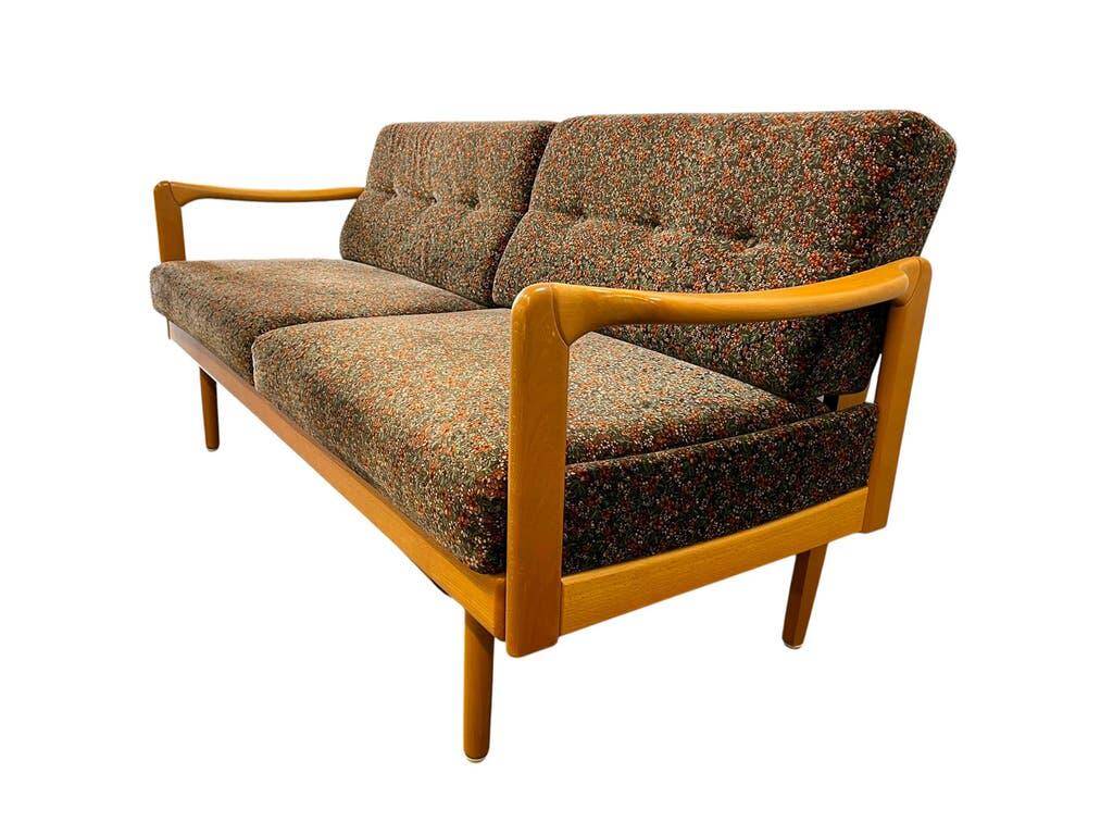 Lit de jour/fauteuil/canapé vintage en bois KNOLL