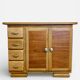 Art Deco sideboard in oak and mahogany veneer, 1940s.