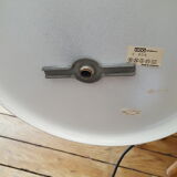 Lampe blanche Abo Randers Danemark années 70