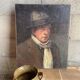 Portrait huile sur toile