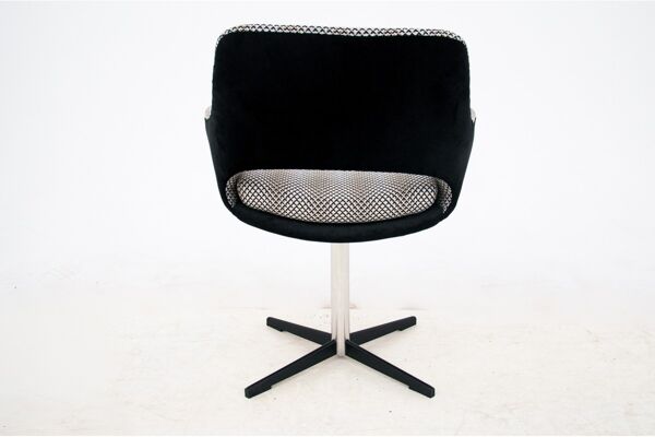 fauteuil de bureau vintage, restaurée