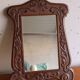 Antique carved wooden mirror – Art Nouveau style