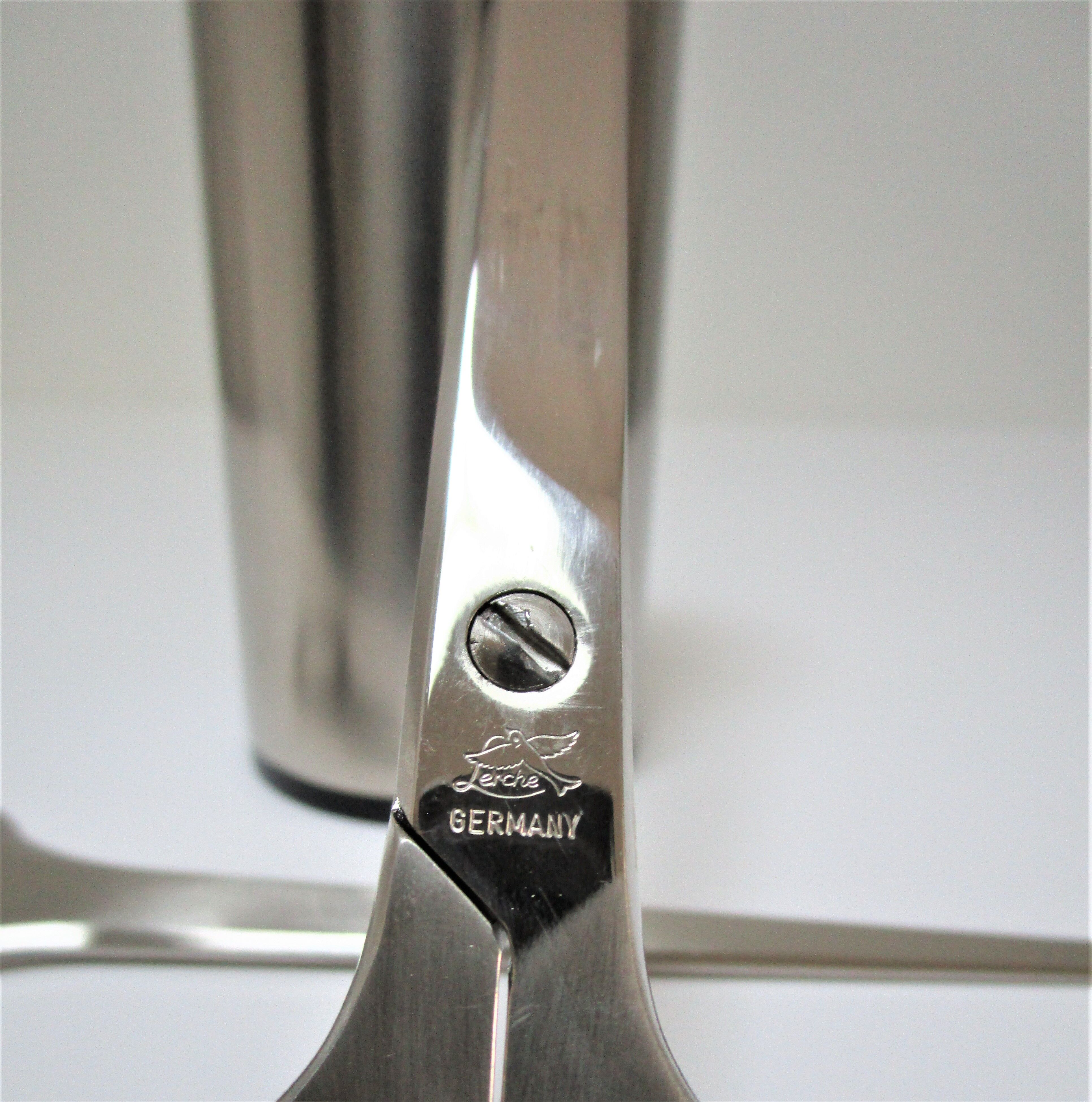 Stainless steel office set by Lerche Germany design 70s