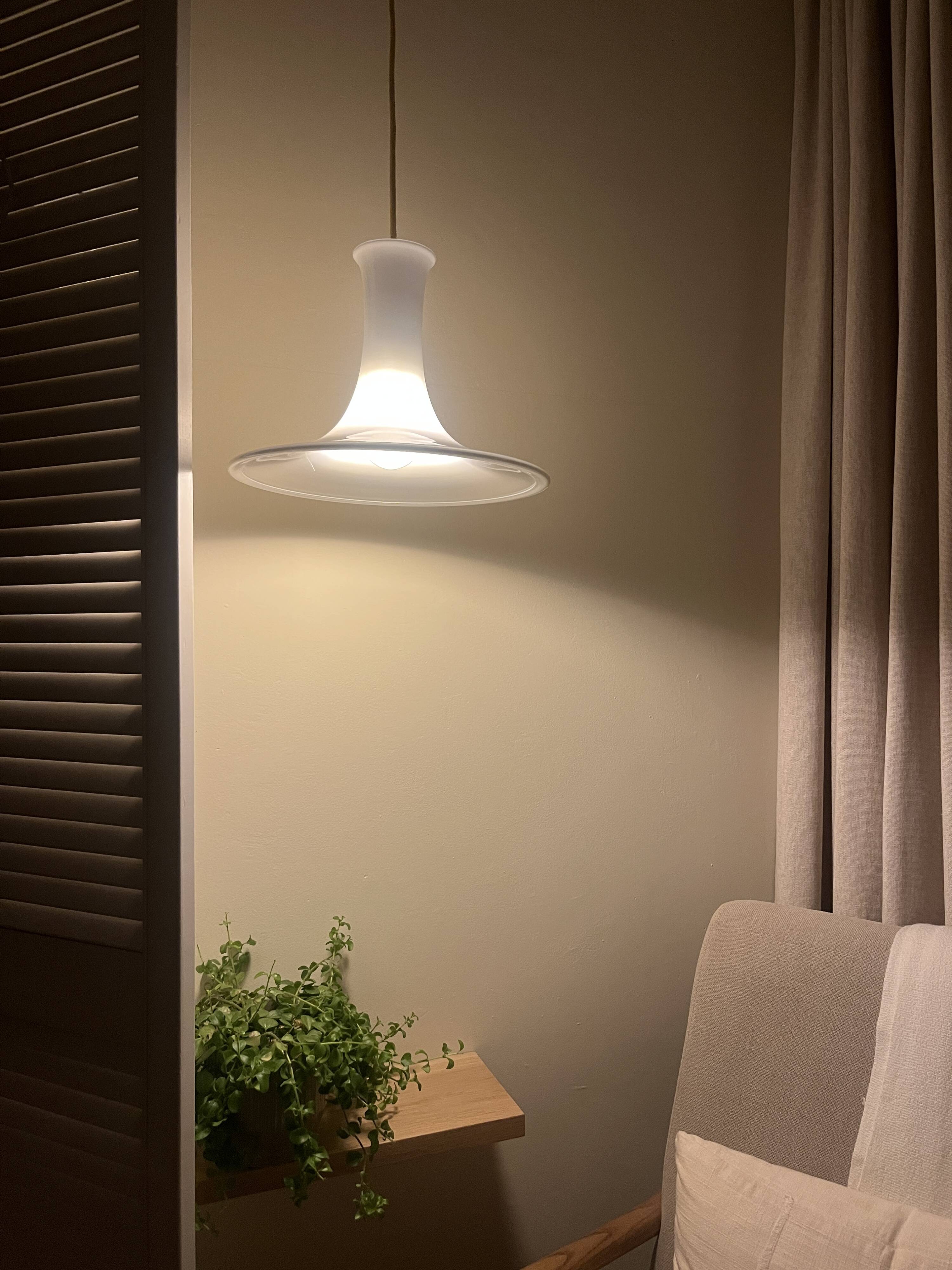 Vintage set of 2 Holmegaard Mandarin pendants - Michael Bang