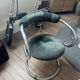 Rare set of 4 armchairs / chairs Rudi Bonzanini for Tecnosalotto