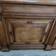 Napoleon III desk with pedestals in solid walnut 19th century