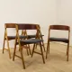 Set of 4 chairs model 1255 by Kjaernulf, 1960s.