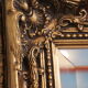 Large rectangular mirror in Louis XV style 147x85cm