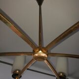 Chandelier vintage 60 opalines