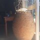 Large straw jar