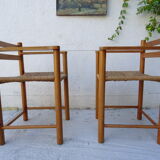 Pair of mulched chairs