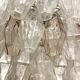 Mid-Century Murano Glass Chandelier "Polyhedr" by Carlo Scarpa, Italy, 1950s
