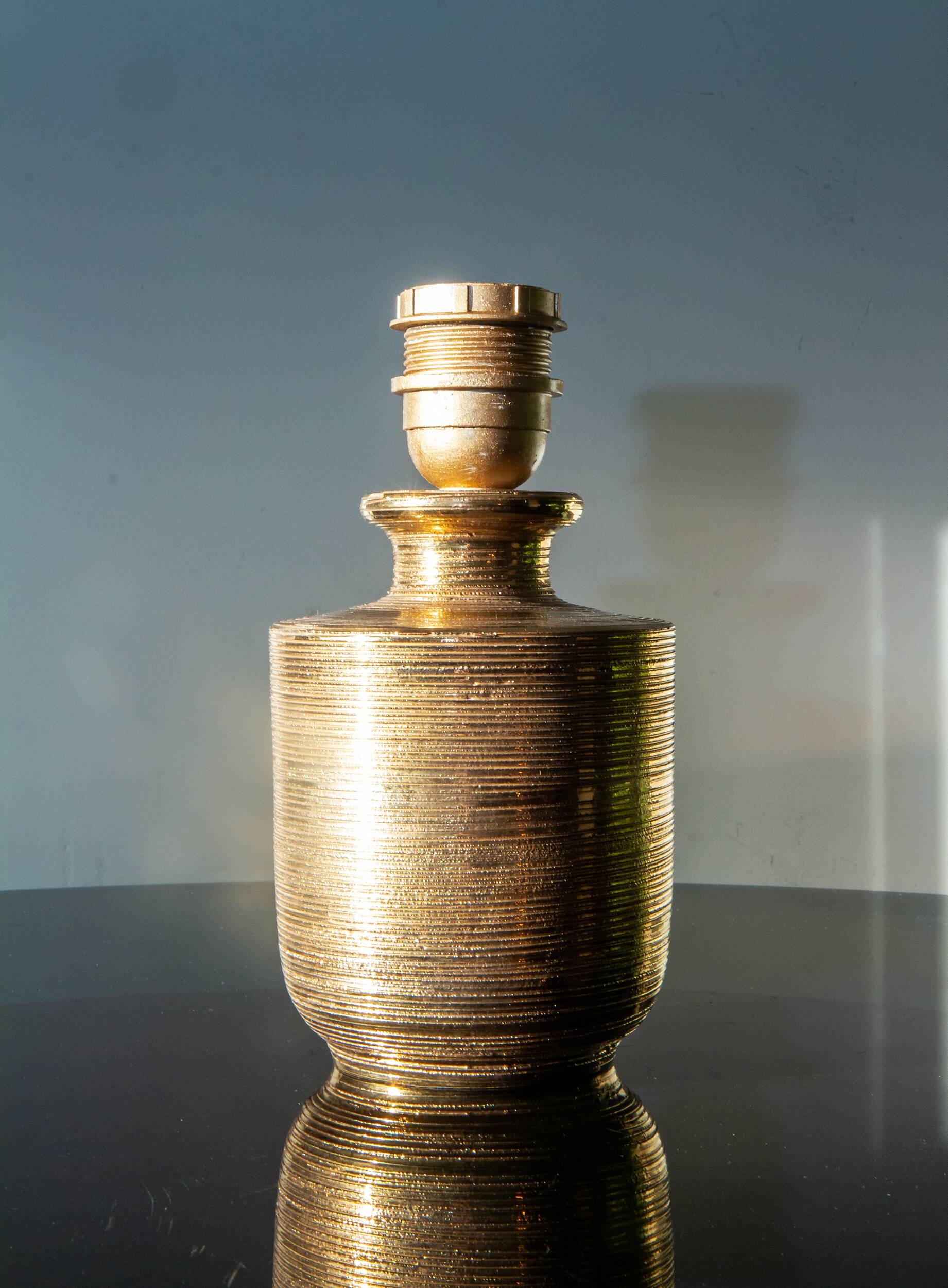 Italian lamp from the 1960s, ceramic attributed to Aldo Lonsi for Bitossi.