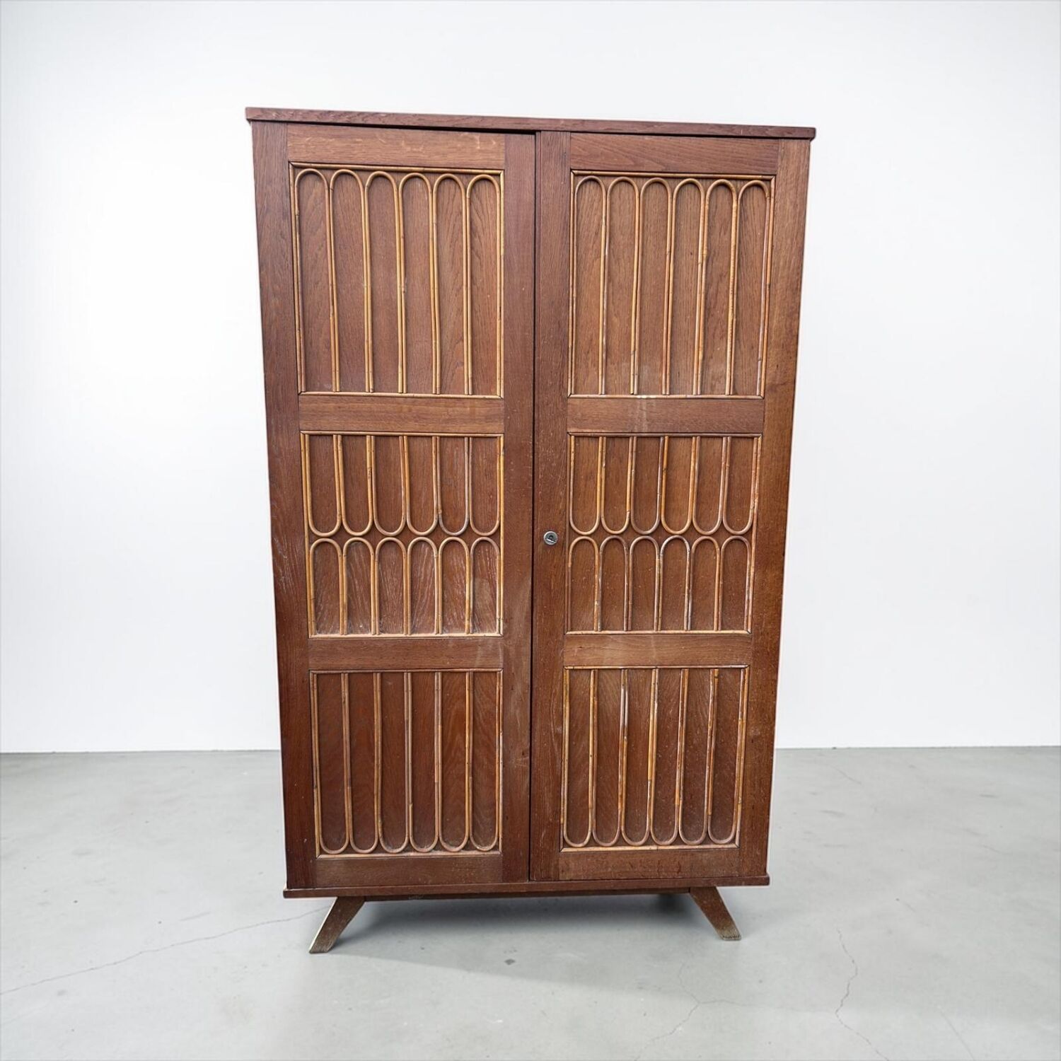 René Gabriel rare wardrobe from 1945-50, furniture from the reconstruction period.