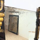 Art Deco style mirror in carved wood