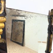 Miroir de style « Art déco » en bois sculpté