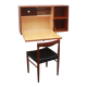 1960s floating wall secretary in teak