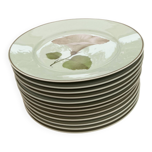 assiettes plates le Chambrelain
