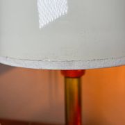 Lampes années 70 bois métal vinyle (X2)