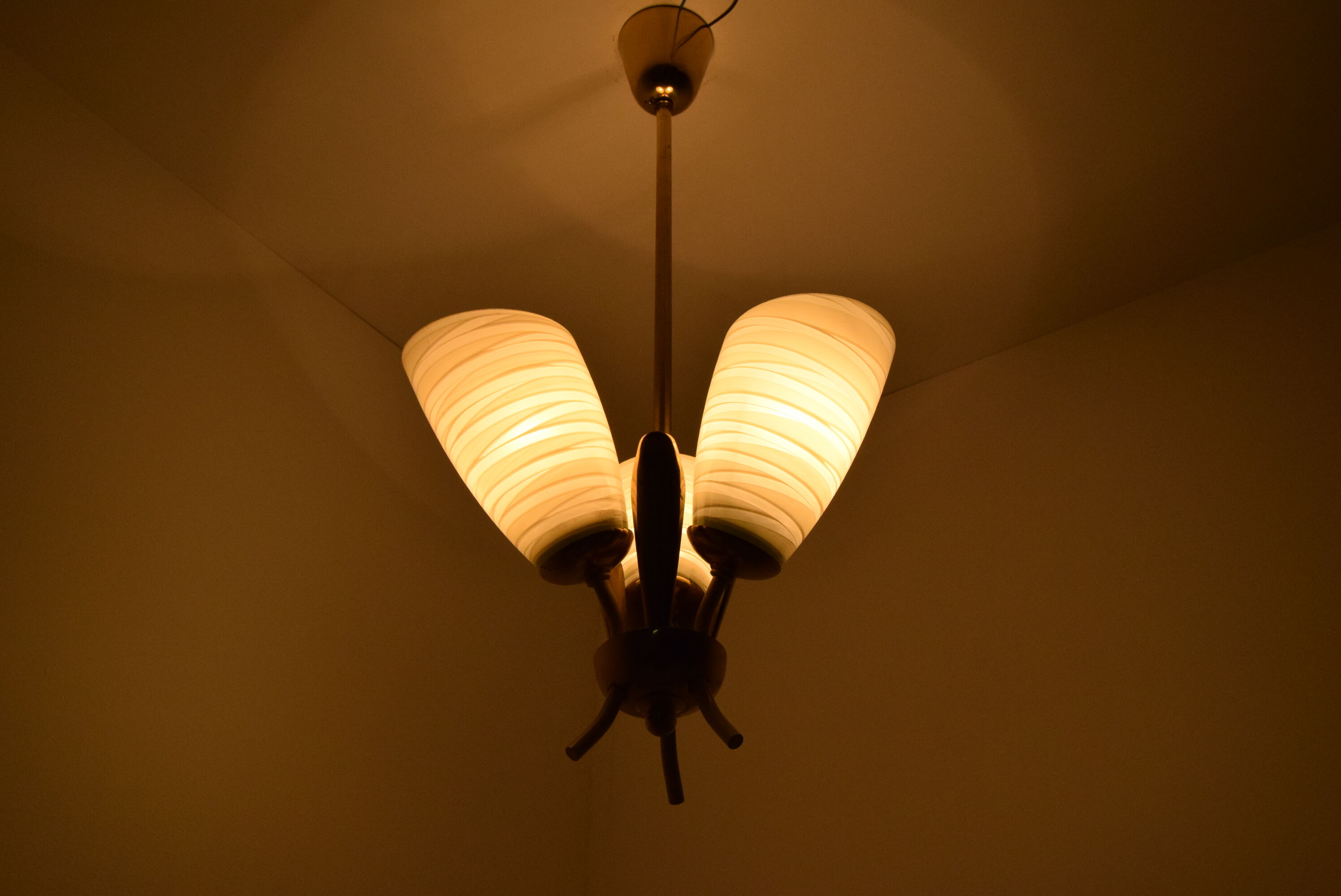 Mid-century Design Chandelier,1960's.