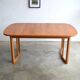 Danish table with 2 extensions, 165cm